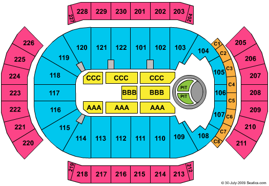 Jobing.com Arena Seating Chart